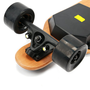 600W*2 Wheel Hub Dual Motors Longboard 36V 9.6AH 10S2P Longboard Electric Skateboard 40Kmh